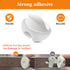 Shintop 16 Pack White Cable Clips, Adhesive Cord Holder for Organizing Phones, Chargers, Desk, Nightstand, Car