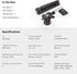 SmallRig Mini Tripod for Camera, Updated Desktop Tripod with Arca-Type Compatible QR Plate