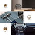 Magnetic Cable Holder with 6 Slots, Self Adhesive Cable Clips for USB Cord Management Under Desk (Black)