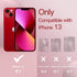 JETech 13 6.1-Inch, Silicone Case for iPhone Silky-Soft Touch Full-Body Protective Phone Case, Shockproof Cover