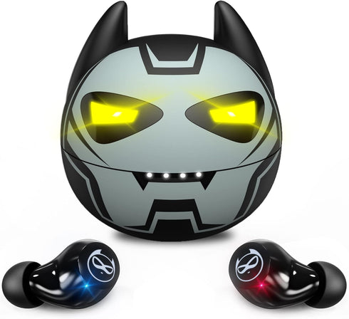 Wireless Earbuds for Small Ears - Touch Control Headset with Stereo Sound, Bluetooth 5.3 Noise Reduction Earphones,