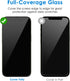 JETech 2-Pack Tempered Glass Screen Protector for iPhone 13/13 Pro 6.1", Full Coverage, HD Clear, Auto Alignment Tool.