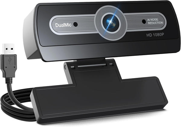 XOCLON 1080p HD Webcam with Microphone, USB Plug & Play Computer Web Camera,