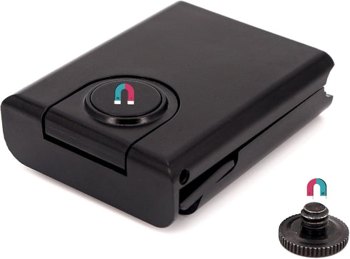 GNAFETS Magnetic Webcam Camera Mount 360 Degree with 1/4" Screw Compatible with Logitech