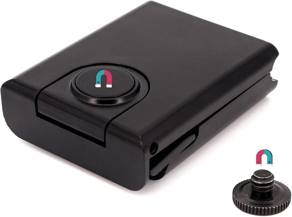 GNAFETS Magnetic Webcam Camera Mount 360 Degree with 1/4" Screw Compatible with Logitech