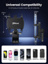 Car Phone Holder for Dashboard, 360 Degree Rotation Clip Design Compatible with All Smart Phones