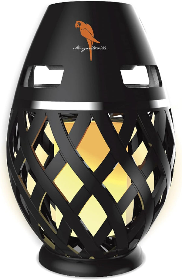 Margaritaville Tiki Torch Waterproof Bluetooth Speaker, Portable Party Speaker with Flickering LED Lights