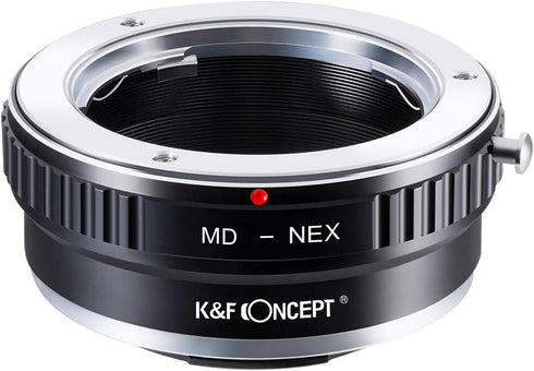 a6500 a6600 a6300 a6000 a7 K&F Concept Lens Mount Adapter Compatible with Minolta MD MC Lens to NEX E-Mount Camera,fits