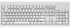 Perixx PERIBOARD-106 US W Wired Performance Keyboard - Full Size 17.9"x6.6"x1.7" - 20 Million Key Press Life - White