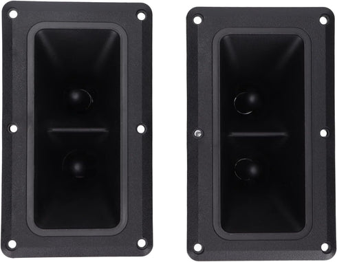 EBTOOLS Wide Dispersion Horn, 3 to 20KHz High Sensitivity Dual Drive Piezoelectric Horn Tweeters for Loudspeakers