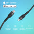 Ailun 6ft USB C to Lightning Cable 2-Pack, MFi Certified for iPhone 14/13/12/11/X, includes USB C to USB A Adapter.