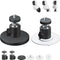 ZT-NET 24lb Magnetic Camera Mount Base with Mini Ball Head Super Strong Rubber