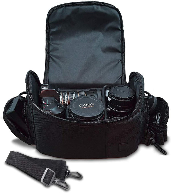 Large Digital Camera/Video Padded Carrying Bag/Case for Nikon D750, D810, D5500, D700, D3000, D3100, D3200, D3300