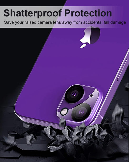 3 Pack iPhone 14 Plus & iPhone 14 Camera Lens Protector - 9H Tempered Glass, Ultra HD, Anti-Scratch, Case Friendly.