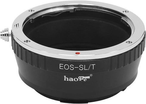 Haoge Manual Lens Mount Adapter for Canon EOS EF EFS Lens to Leica L Mount Camera, Compatible with Various Models