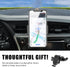 Gasedin 360 Car Phone Holder for CD Slot, Magnetic or One Button Release Hands Free Car Phone Holder, Silicone Pad