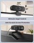 Aurolumiz 4K Webcam UHD with Autofocus Lens, Crystal Clear Microphone, Privacy Cover, Extendable Tripod, for PC,Laptop
