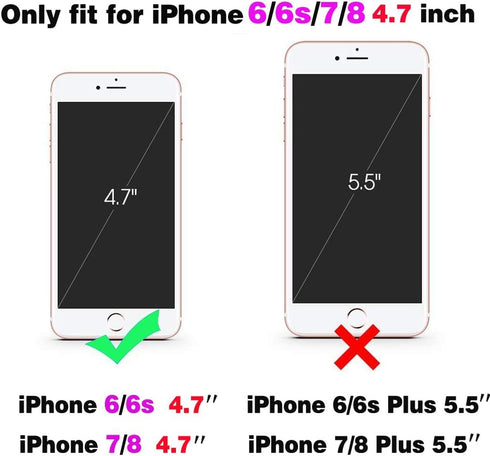 Asuwish Phone Case for iPhone 7/8/SE 2020/2022 with Screen Protector and Credit Card Holder Slot Hybrid Cell Cover iPhone7 iPhone8 7s 8s i SE2020 SE2022 2/2nd/3/3rd Generation SE2 SE3 Women Men Gray