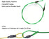 9 8 7 6 5 4 3 Camera Safety Tether, Stainless Steel Cable Wire Colorful Coating Lanyard with Hook Carabiner Clip