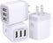 Wall Charger, USB Charger Adapter, 3.1A/3Pack Multi Port Fast Charging Station Power Charge Base Block Plug for iPhone