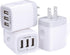 Wall Charger, USB Charger Adapter, 3.1A/3Pack Multi Port Fast Charging Station Power Charge Base Block Plug for iPhone