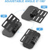 Dash Cam Rear Camera Mount, Universal Rear View Camera Rear Window Mount, Easy to Install, 2 PCS