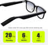 Smart Glasses for Men, Bluetooth Glasses, Audio Glasses, Support Adjust Volume, 6H Working Time, Hands-free Music Call
