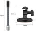 Flexible Adhesive Helmet Mount for insta360, Motorcycle Windscreen Camera Mount with Carbon Fiber Extension Rod