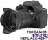 Lens Hood, Tulip Flower Lens Hood for EF-S 18-200mm f/3.5-5.6 is Lens, EW-78D ABS Mount Replacement