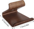 Gosknor 8.7x7.5x6cm/3.43x2.95x2.36in Wooden Phone Stand, Portable Walnut Wood Desktop Mobile Cell Phone Holder