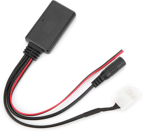 POCREATION Car Audio Cable, DC 12V AUX Bluetooth 5.0 Adapter Replacement for Honda Goldwing GL1800