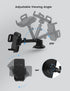 Car Phone Holder Mount with Strong Suction Cup, Compatible with iPhone 14 13 12 11 Pro Max, Galaxy Note 20
