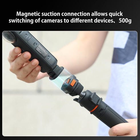 VRIG Select AC12 1/4" Insta360 X5/X4/X3,DJI 4/3,Xtra 1/4" VRIG Magnetic Quick Release Mount Adapter with Screw Thread