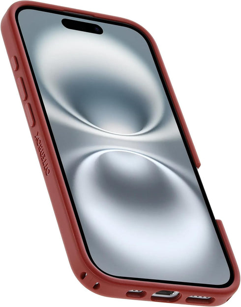OtterBox 16 Symmetry Packaging iPhone (Only) - Series+ Case - Autumn Rust (Red) - Snaps to MagSafe - Ultra-Sleek