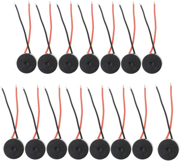 15PCS Buzzer DC 3-12V Wired Connector Active Electronic Buzzer, 85dB