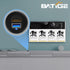 BATIGE USB 3.0 HDMI Car Mount Flush USB Port Cable, Alloy Shell Dash Panel Extension Cable with LED Indicator, 3ft
