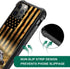 TnXee iPhone 12 Pro Max Case, Wood Grain American Flag Alligator Pattern, Shockproof & Anti-Scratch for Men & Women.
