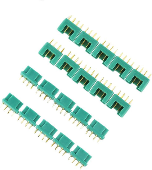 10 Pairs MPX M6 Connector Plug - Multiplex Socket for RC Lipo Battery Quadcopter/Buggy