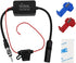 BSAMZO 12V Car Antenna Booster 25 db Antenna Signal Reception Amplifier, Amplify Signal