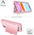 WeLoveCase iPhone 11 Wallet Case for Women, Men Defender Credit Card Holder Cover with Hidden Mirror, Shockproof