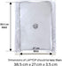 Waterproof Cover for 15.6 Inch Laptop, Dustproof Scratch Proof Translucent Zip Lock PVC Bag (Max Size: 38 x 27 x 3.5 cm)