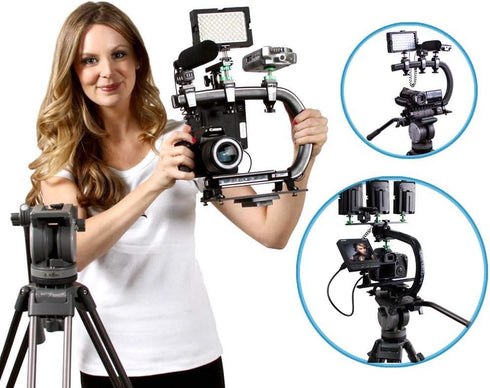 Scorpion EX Photo Video Cheese Plate/Tripod Mount, Heavy Duty Aluminum, 21 ¼”-20 and 9 3/8"-16 Holes