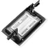Brush Wall Plate Decora Style, Cable Pass Through Insert for Wires, Single Gang Cable Access Strap