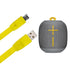 3FT Upgrade UE Boom Fast Charging Cable Replacement Charger Cord for Logitech UE Boom Series, Flat Yellow