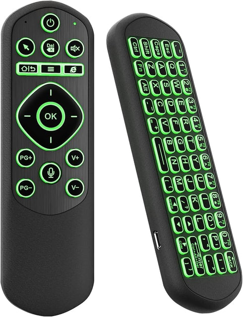 iPazzPort Air Mouse & Bluetooth Universal Remote, Backlit 2.4G USB Remote Control, for