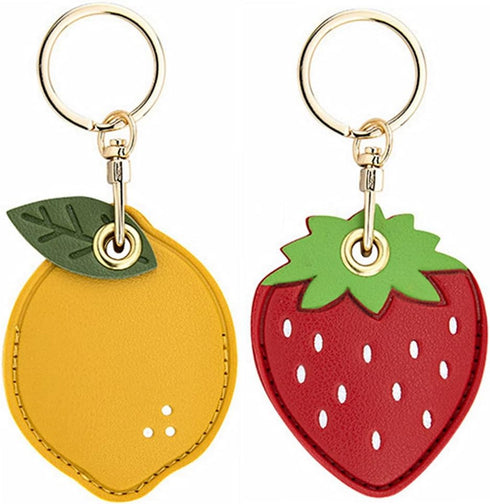2 Pack 3in1 Cartoon Protective Case for Airtag Cover, Samsung Galaxy SmartTag, Tile Mate, Keychain Key Finder