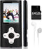 Xidehuy 64GB MP3 Player,1.8 inch Screen Portable Music Player with Build-in Speaker/Photo/Video Play/FM