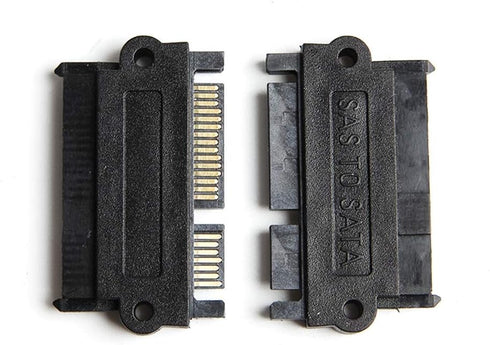 2Pcs Main Board Small Port SAS Hard Disk Adapter, SFF-8482 to SATA 22 Pin Adapter Card