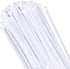 White Zip Ties 12 Inch Heavy Duty, 2000 Pack with 50 lbs Tensile Strength, UV Resistant Industrial Cable Ties for