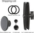 Leenconghui 5.91" 17 16 15 14 13 Magnetic Cell Phone Holder Base with Double Socket arm for MagSafe iPhone